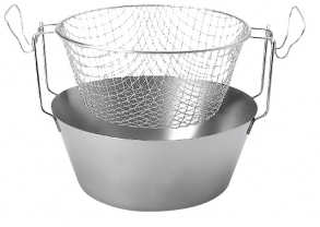 FRYING PAN WITH BASKET