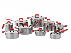 BATERIA DE COCINA 9 PCS COLOR CHEF