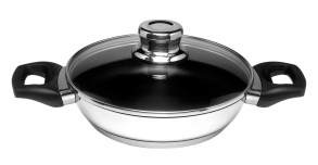 DIAMANTE NON STICK ROUND DISH WITH LID DIAMANTE NON STICK ROUND DISH WITH LID