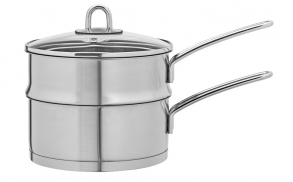 ENSAMBLE 2 PCS CUIT VAPEUR AVEC CASSEROLE BRAMO